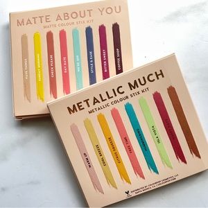 NEW & RARE! 2 ColourPop ColorStix Sets Metallic Much Matte About You